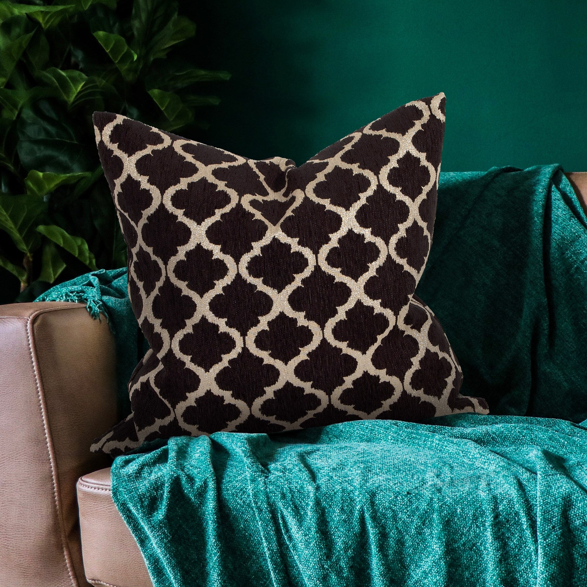 Moroccan Onyx Down Pillow- 20" x 20"