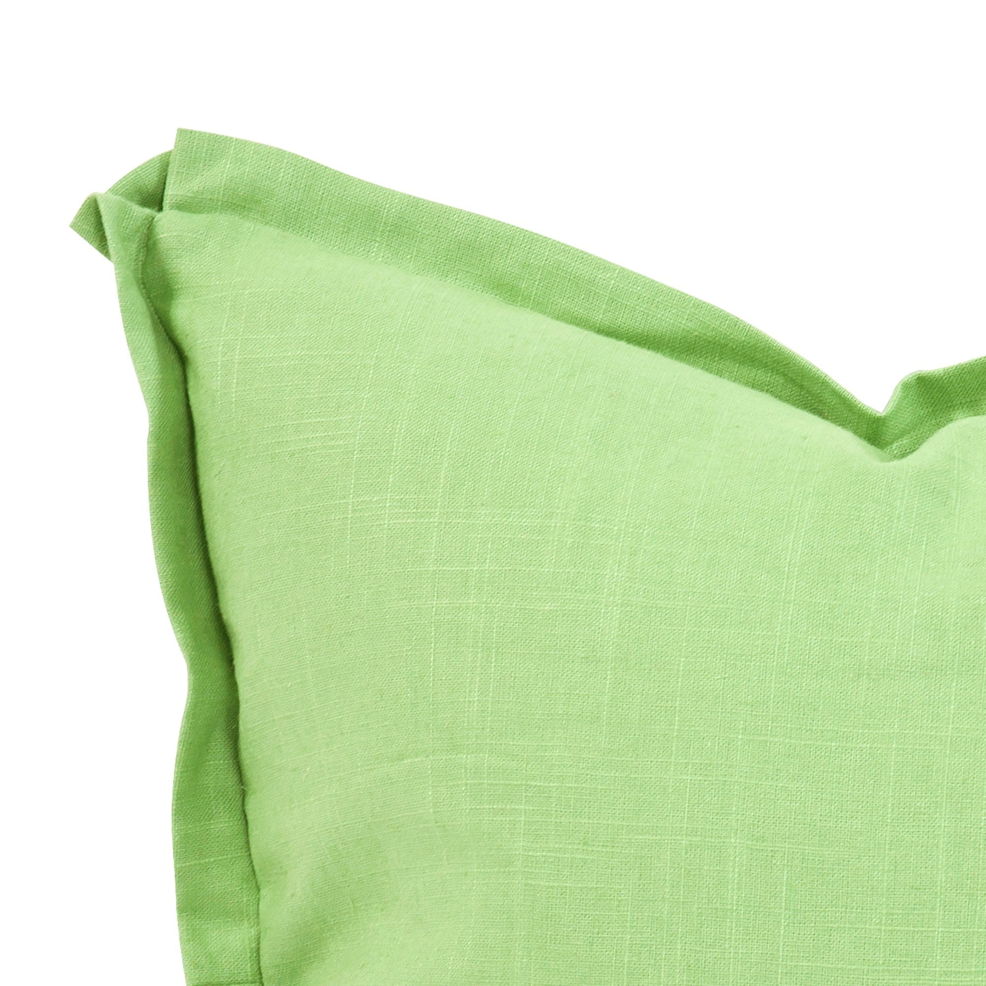 Linen Slub Grass Down Pillow- 20" x 20"