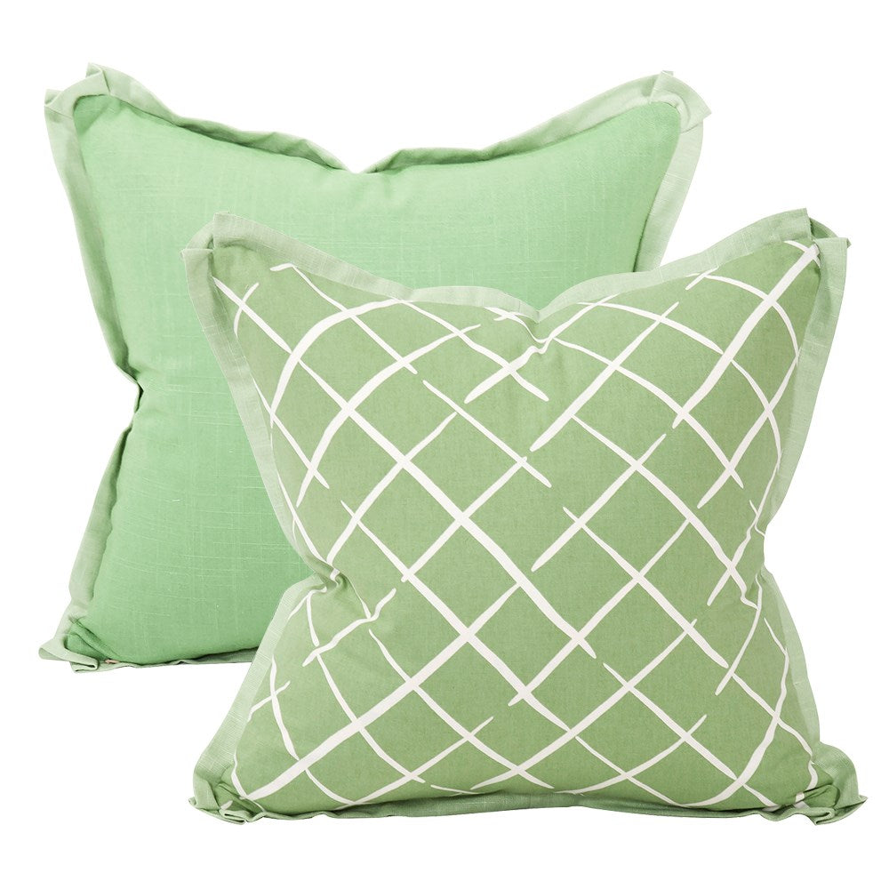 Cove End Palm Down Pillow- 20" x 20"