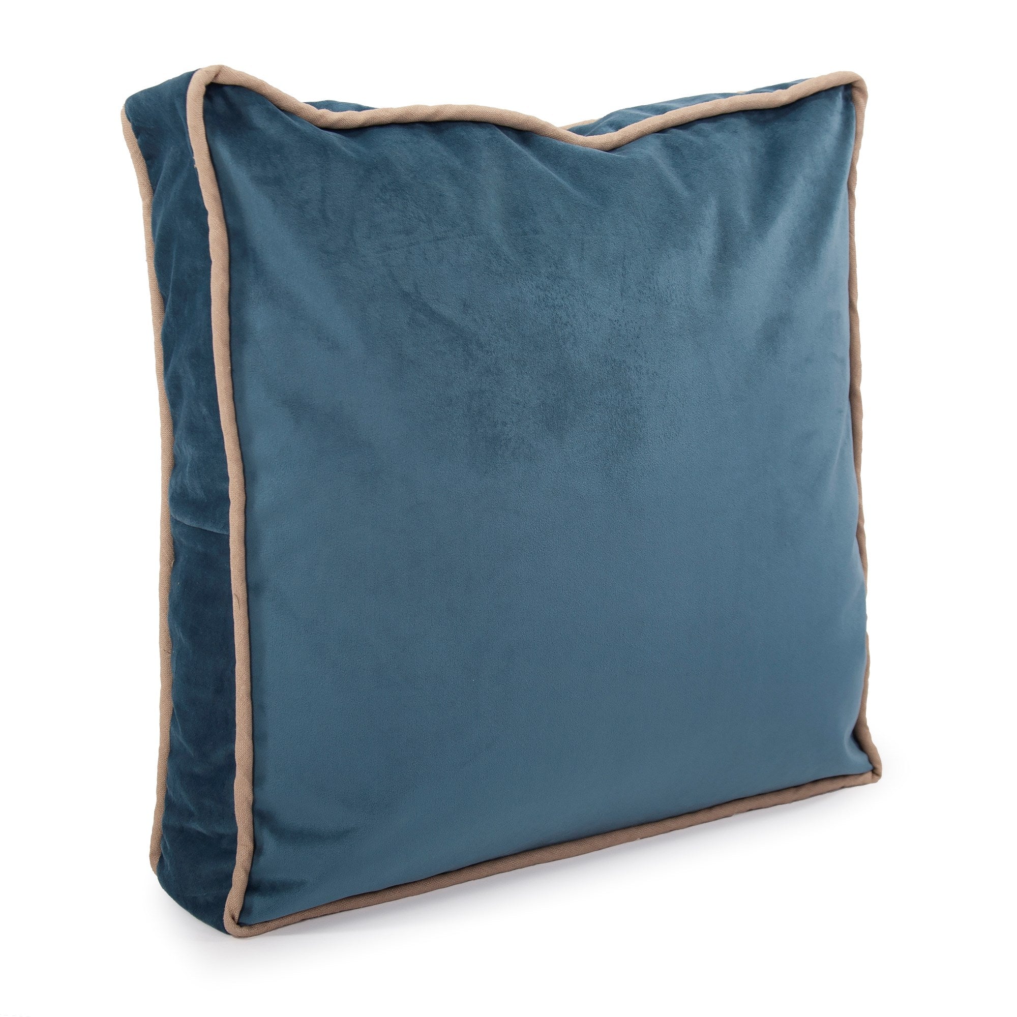 Gusseted Bella Teal Down Pillow- 20" x 20"