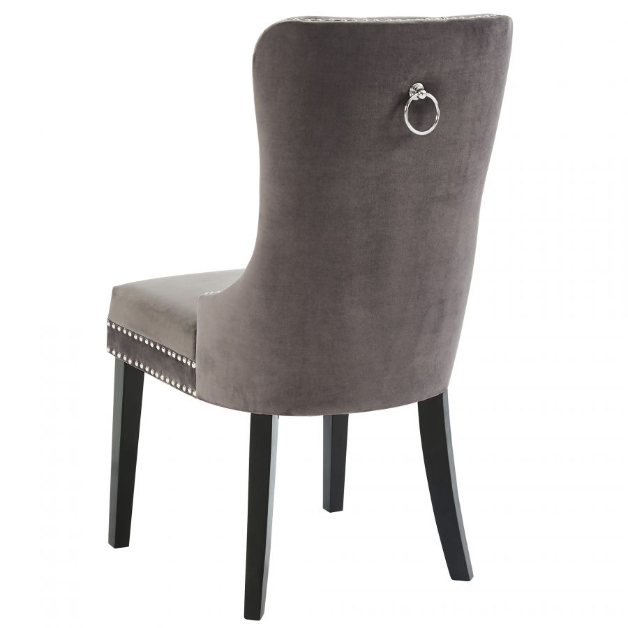 Rizzo Grey Side Chair