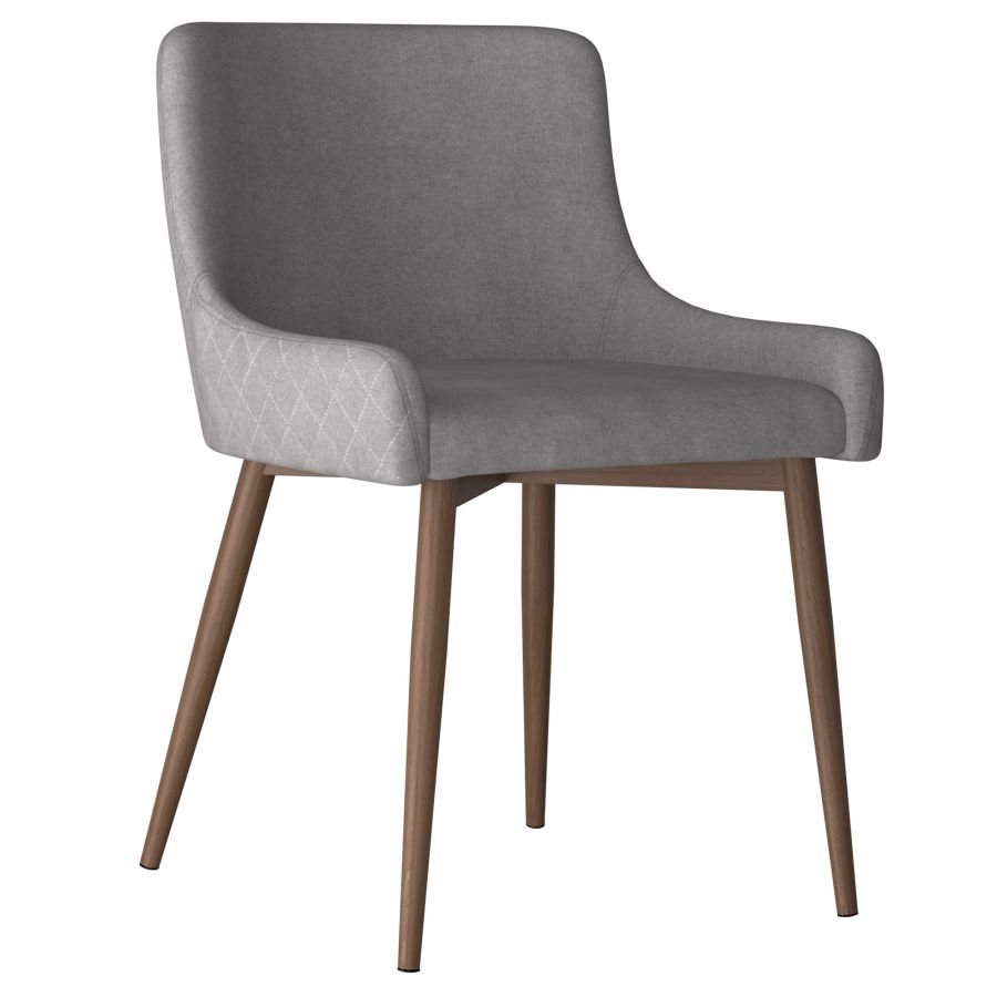 Bianca Grey - Walnut Side Chair