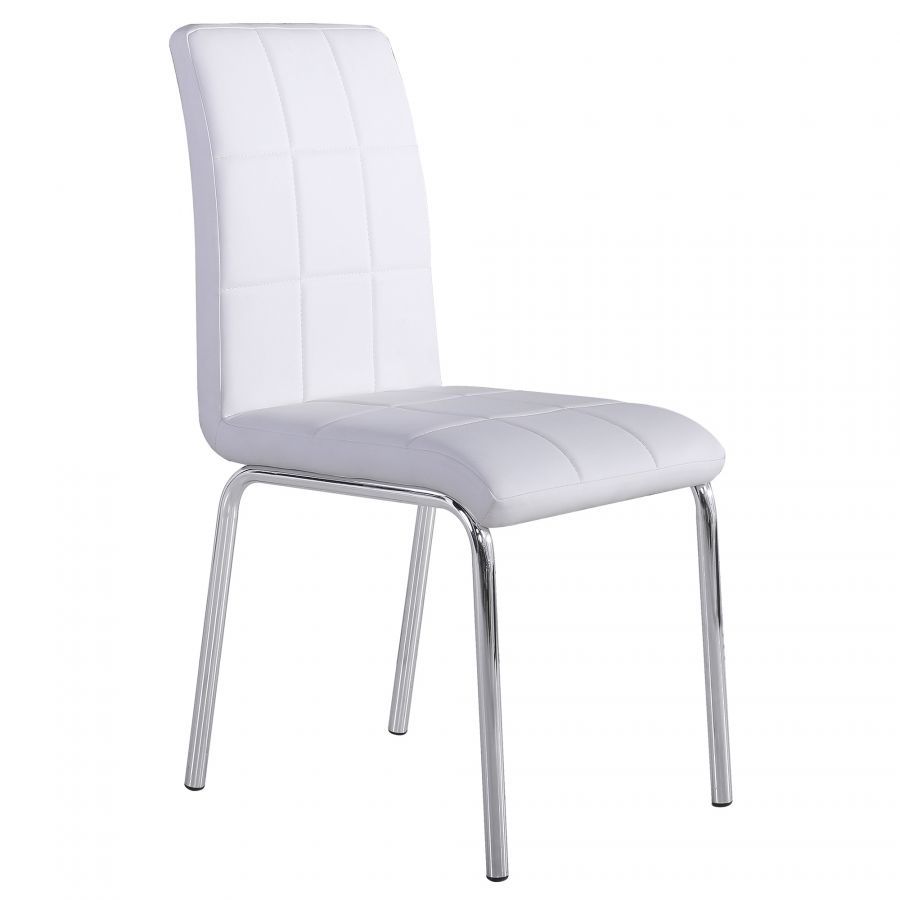 Solara II White Side Chair