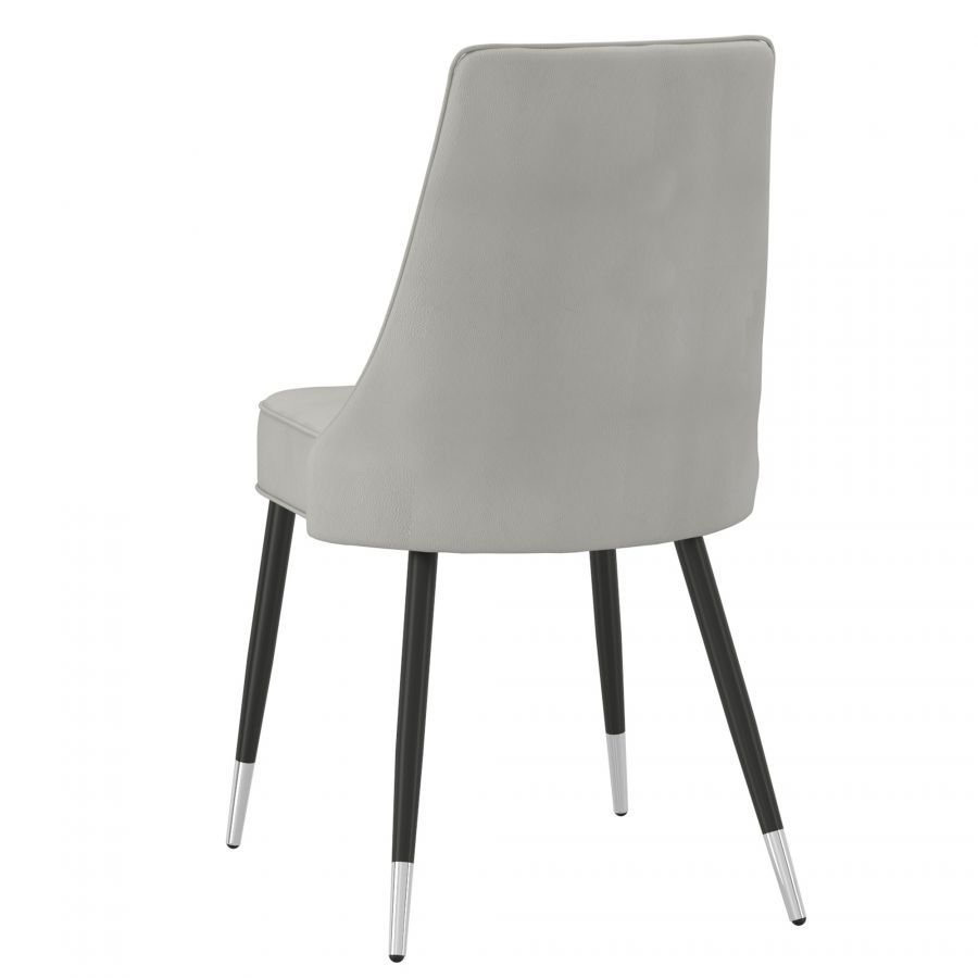 Silvano Light Grey Side Chair