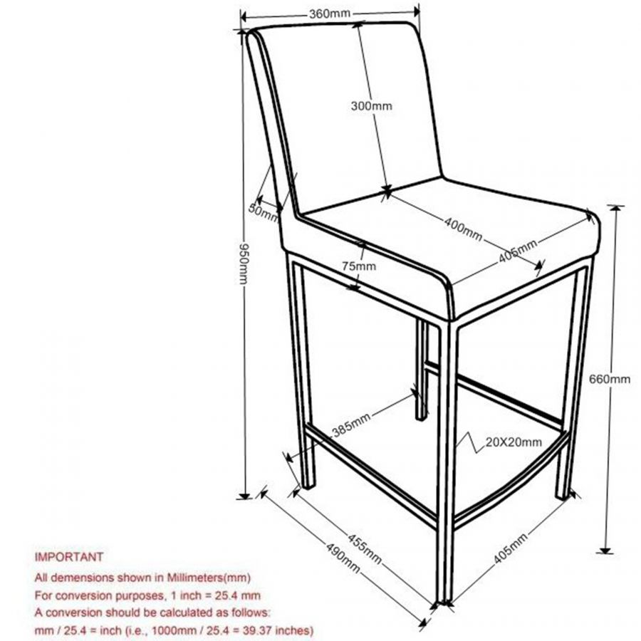 Diego Grey - Gold Counter Stool