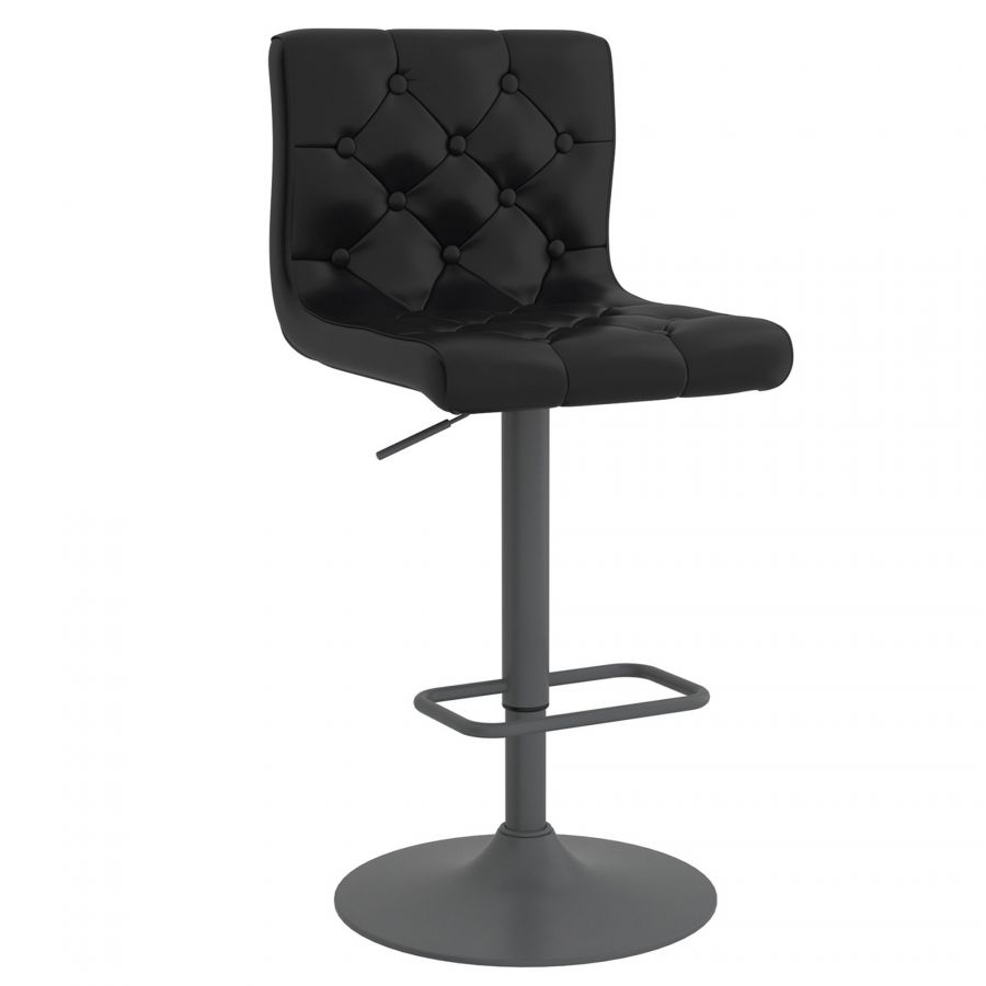 Dex Black Air Lift Stool