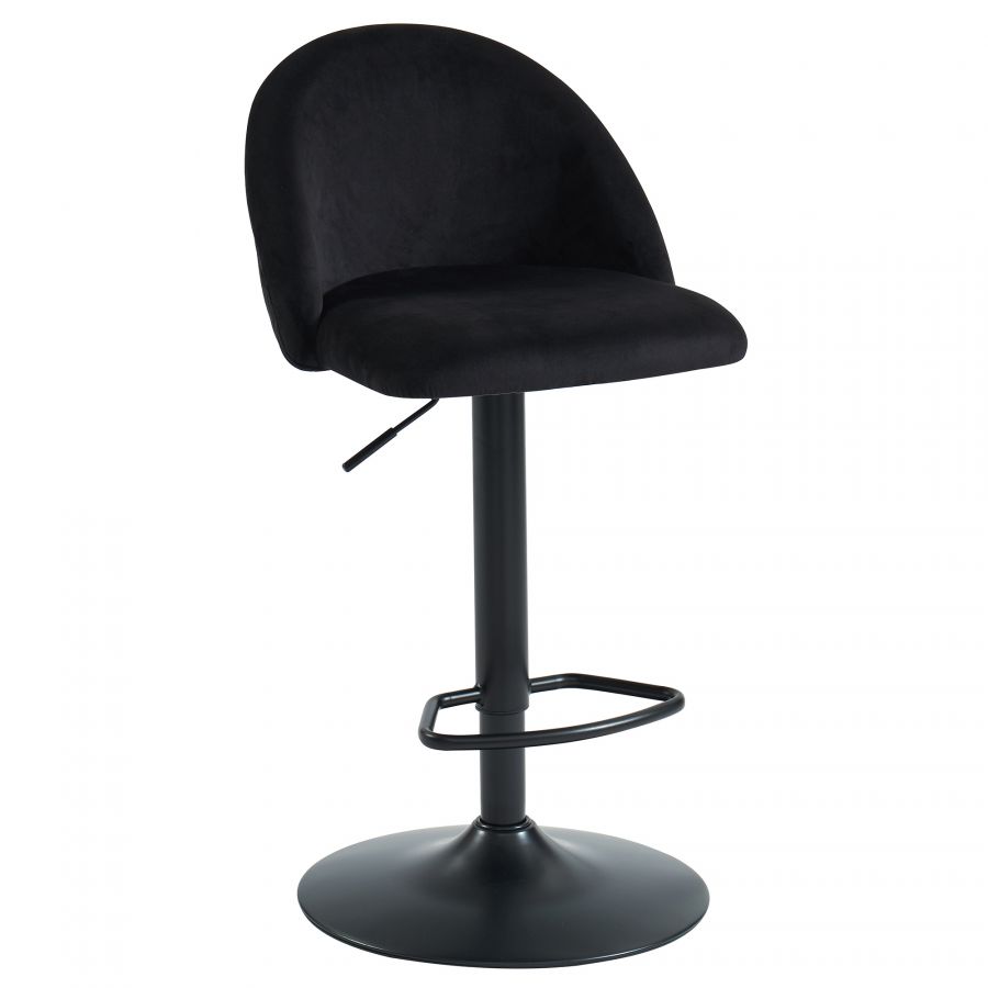 Sataro Black Air Lift Stool