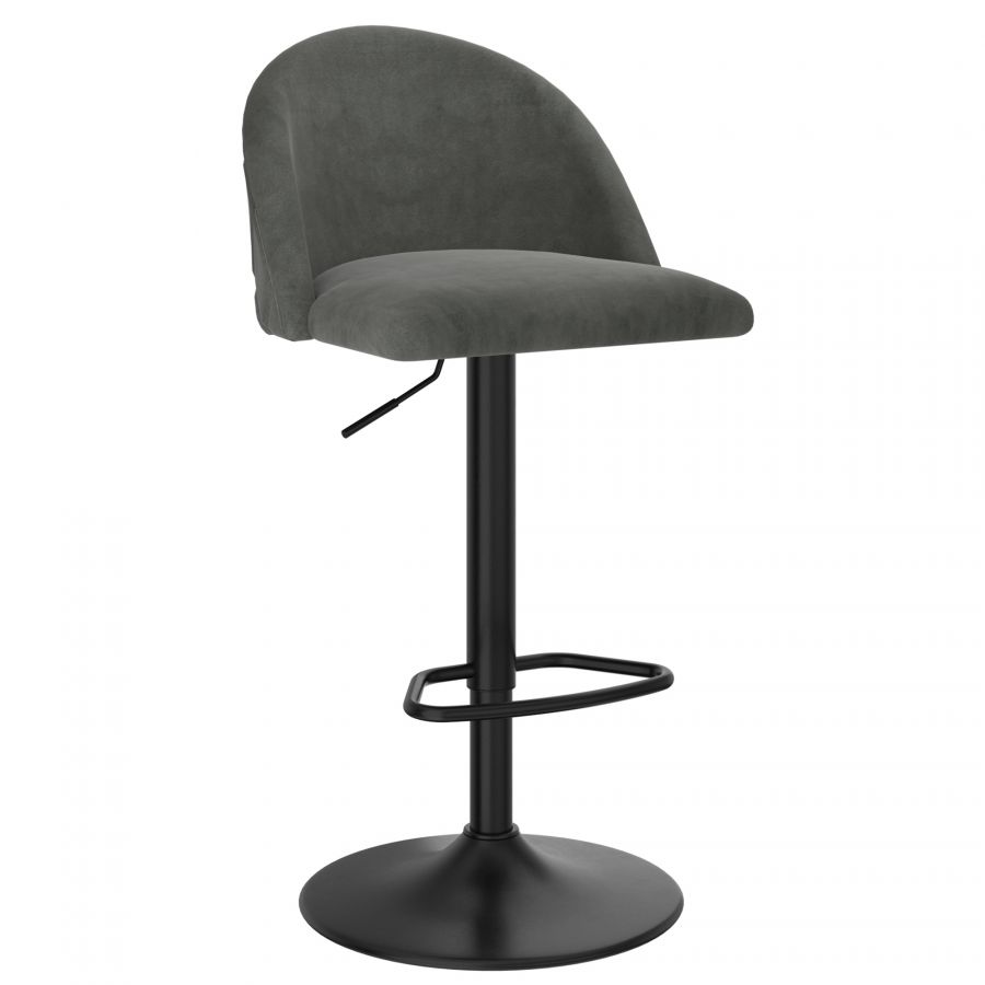 Sataro Grey Air Lift Stool