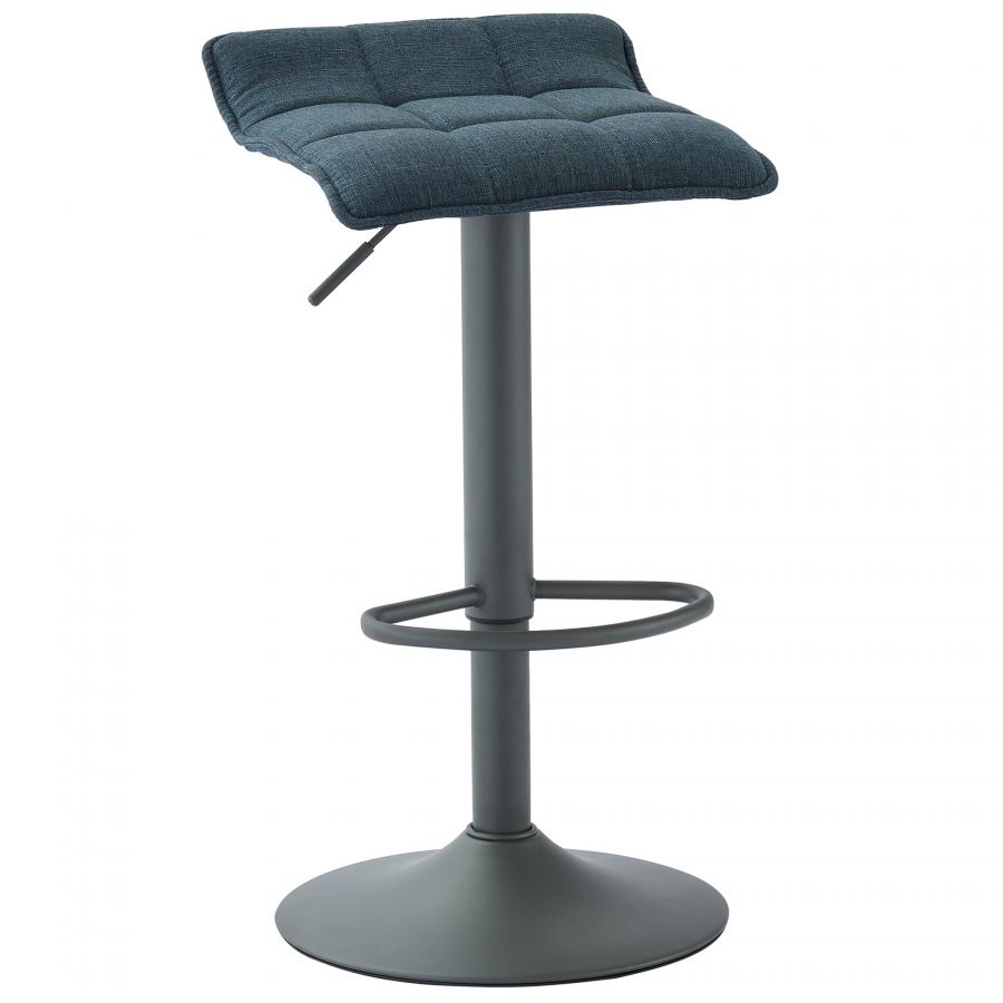 Pluto Blue - Grey Air Lift Stool