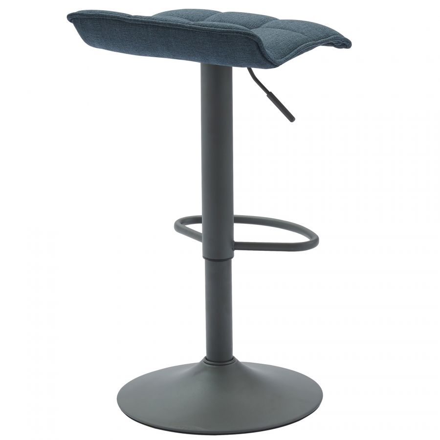 Pluto Blue - Grey Air Lift Stool