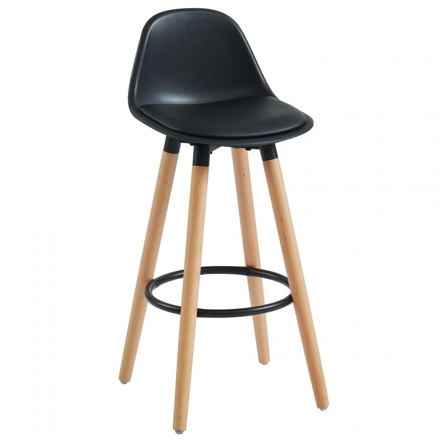 Diablo Black Counter Stool