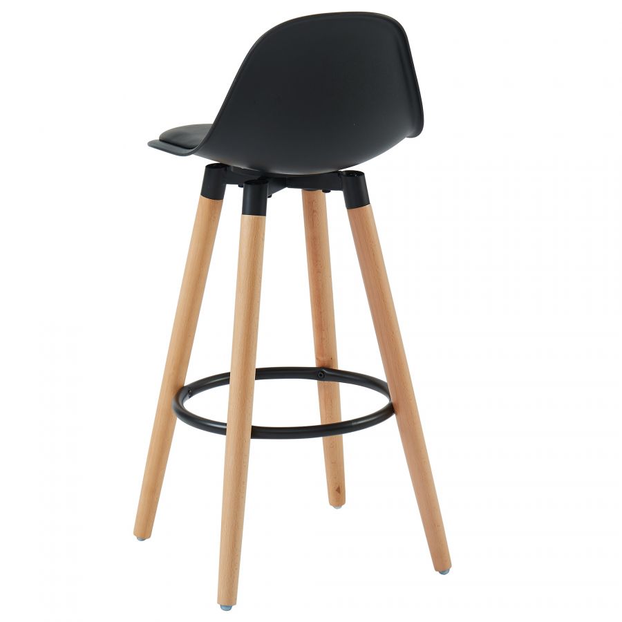 Diablo Black Counter Stool