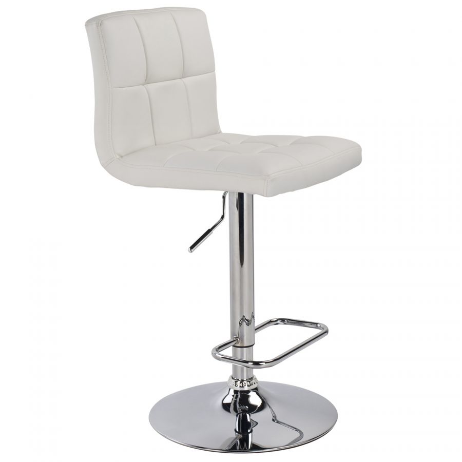 Max White Air Lift Stool