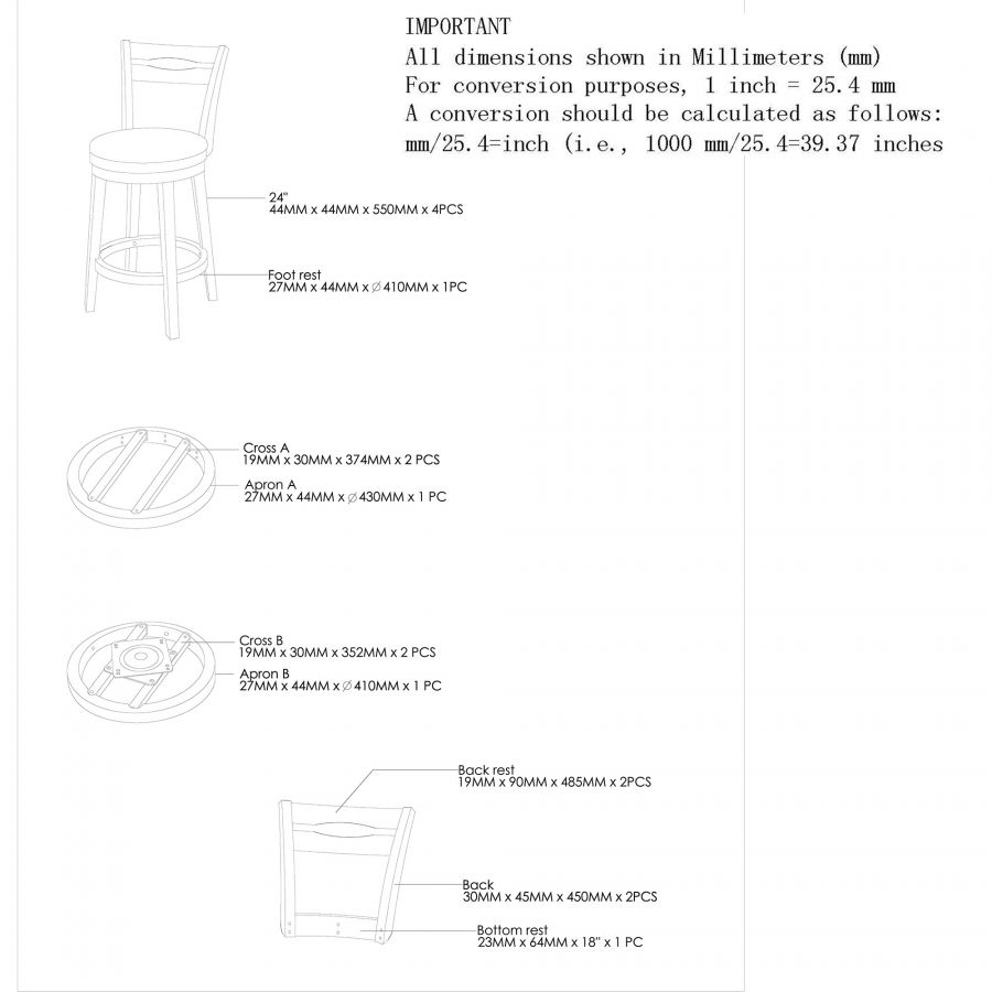Harlo Grey Counter Stool