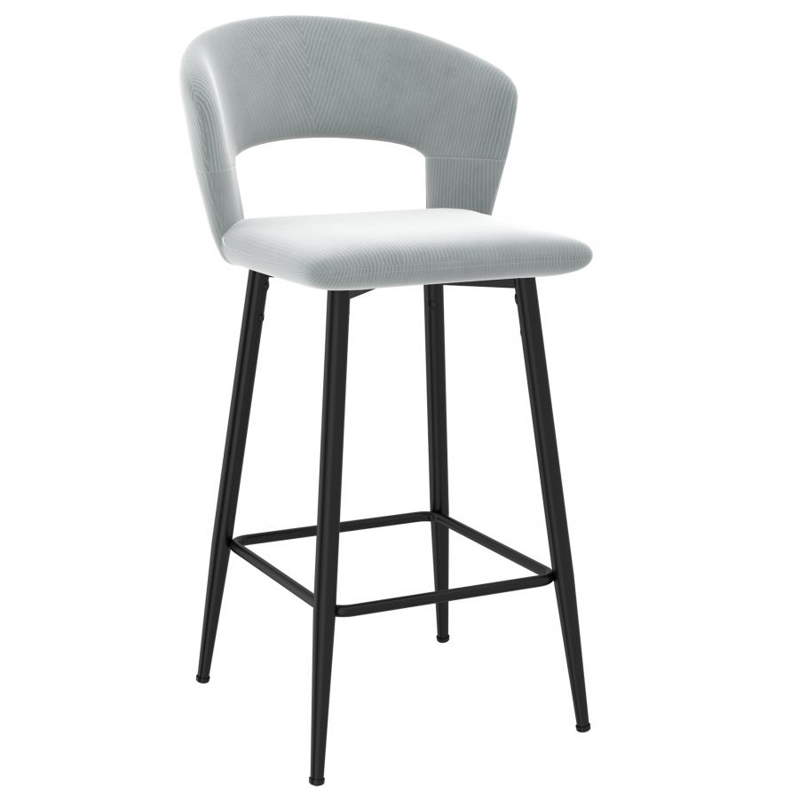 Camille Light Grey Counter Stool