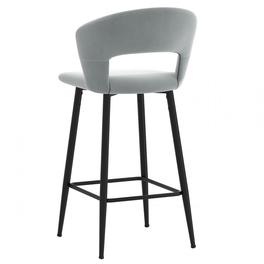 Camille Light Grey Counter Stool