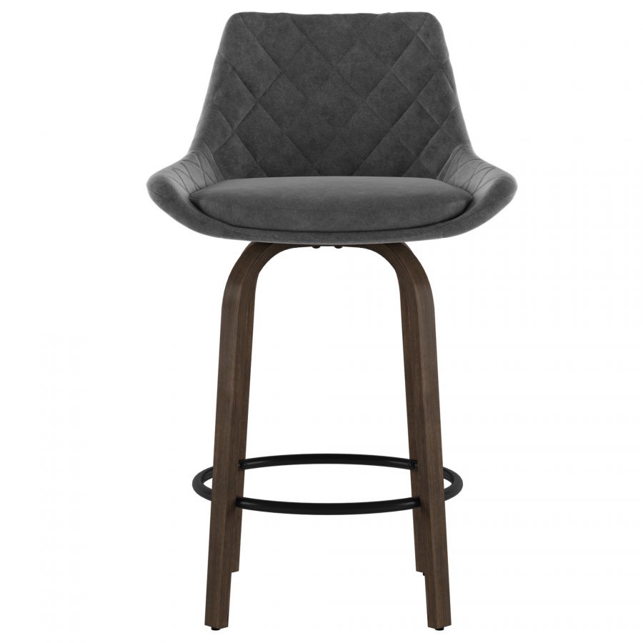 Kenzo Grey Counter Stool
