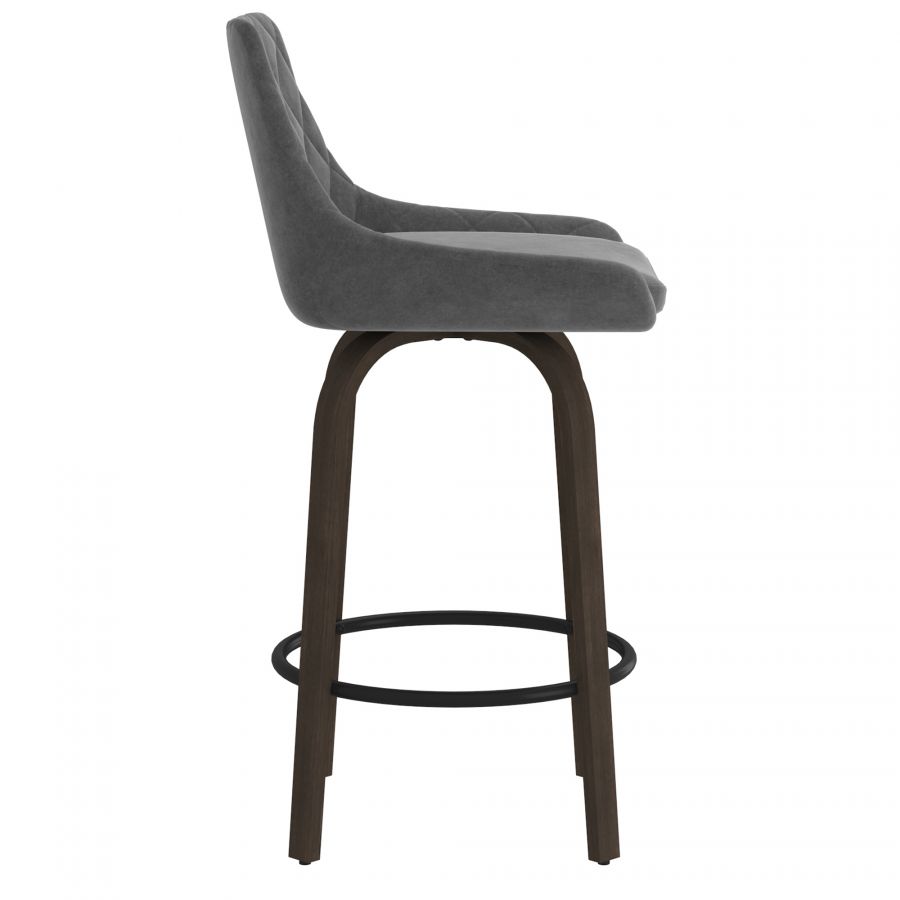 Kenzo Grey Counter Stool