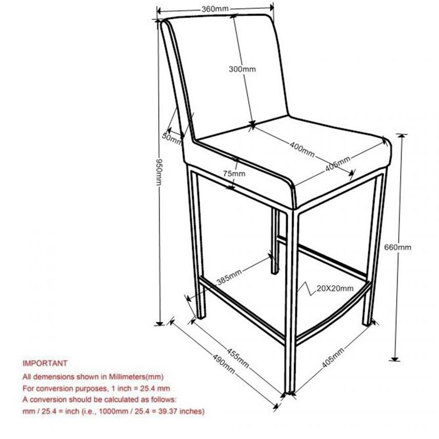 Porto White Counter Stool