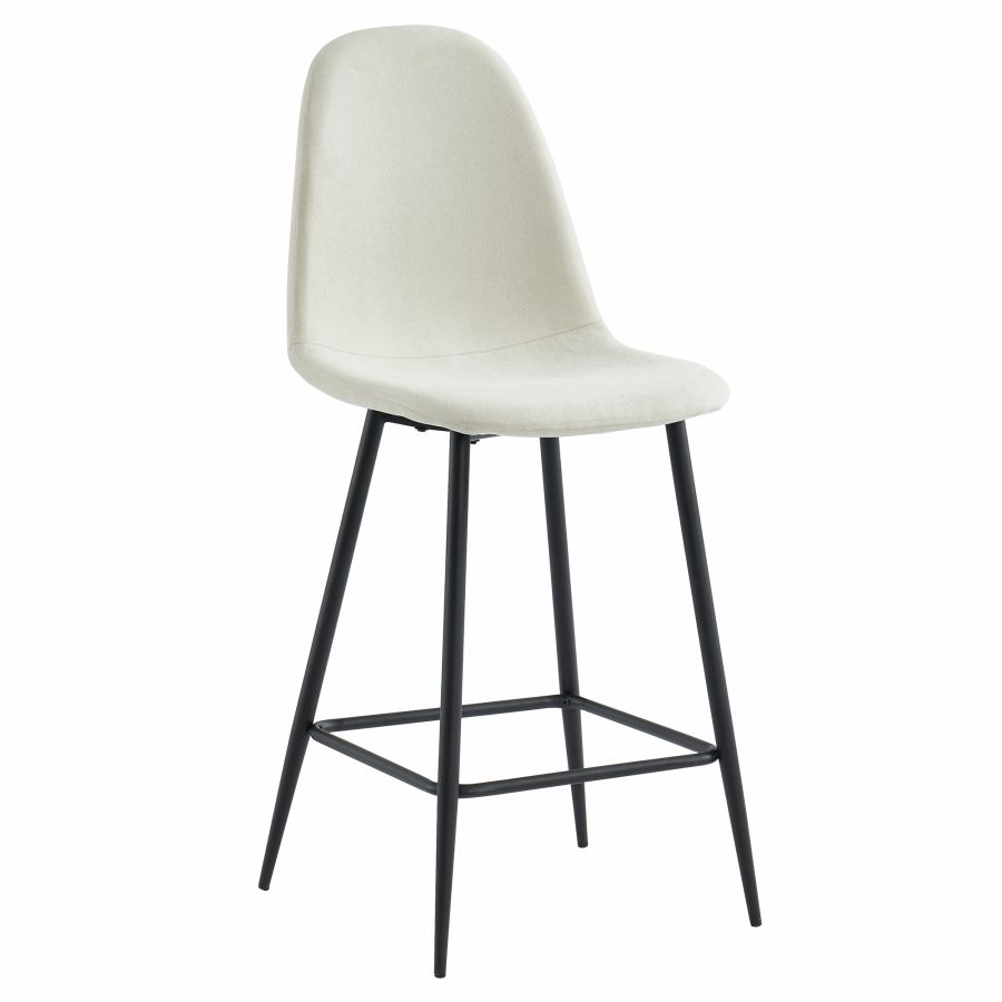 Onio Beige - Black Counter Stool