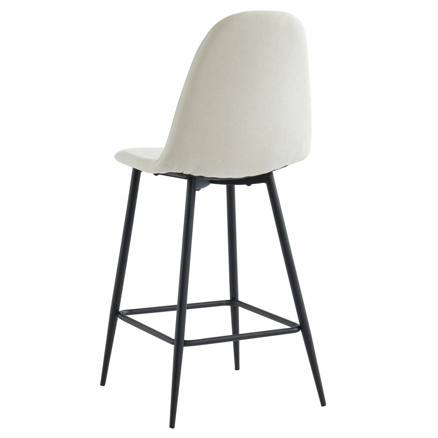 Onio Beige - Black Counter Stool