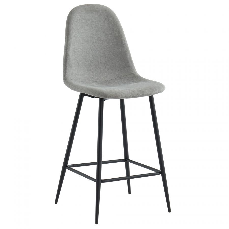 Onio Grey - Black Counter Stool