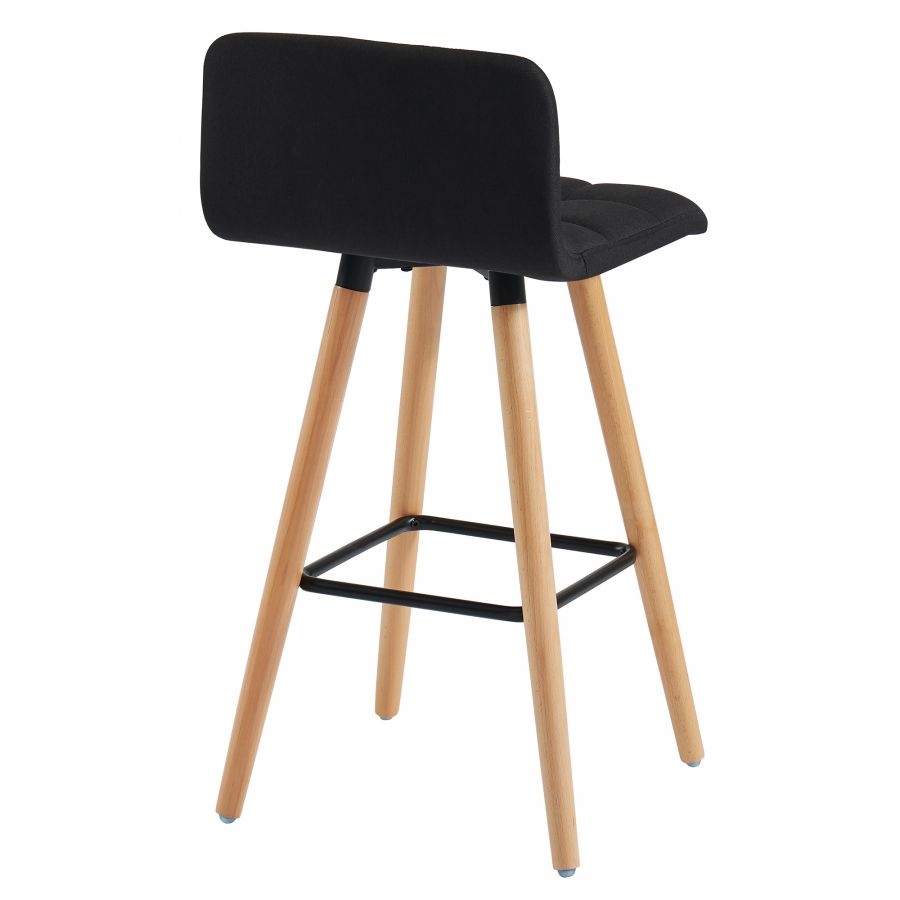 Rico Black Counter Stool