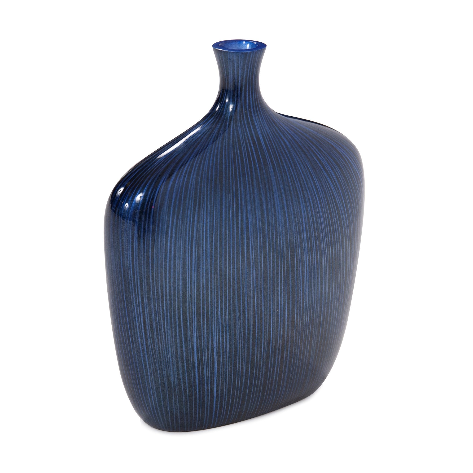 Sleek Cobalt Blue Vase - Small