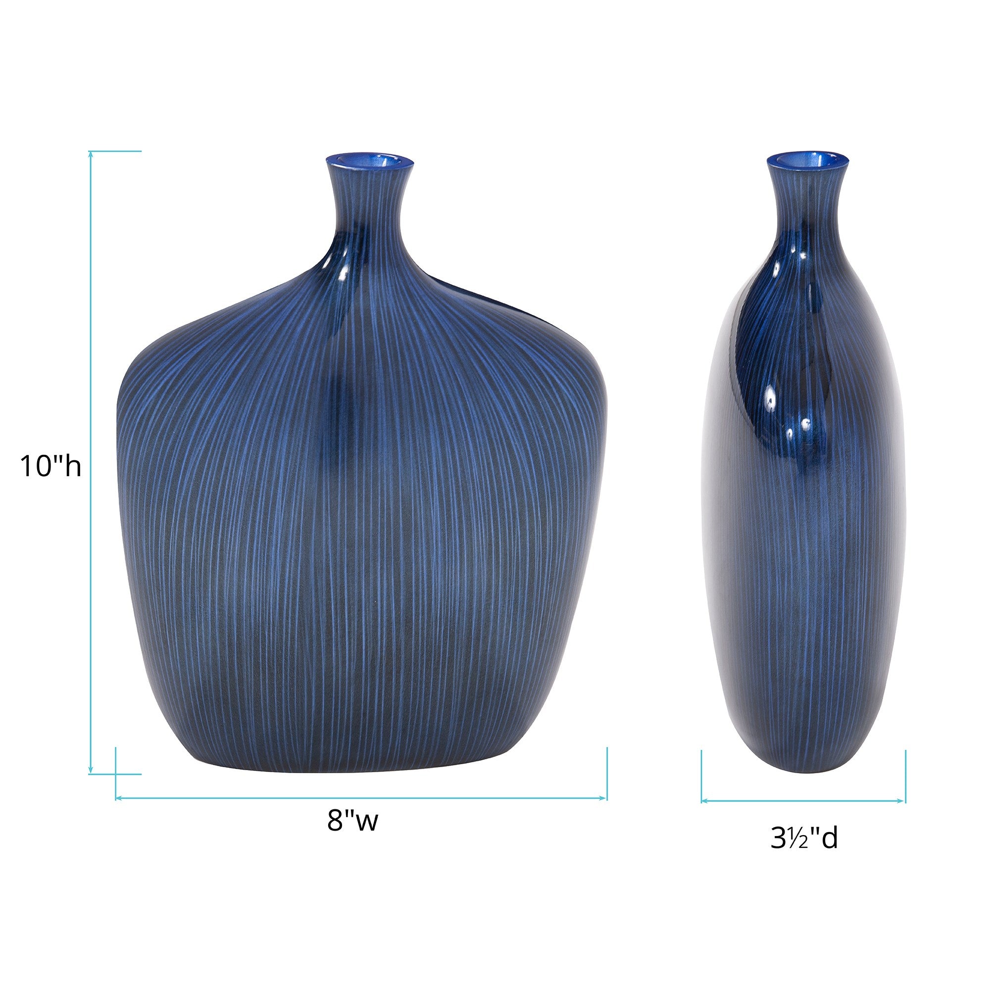 Sleek Cobalt Blue Vase - Small