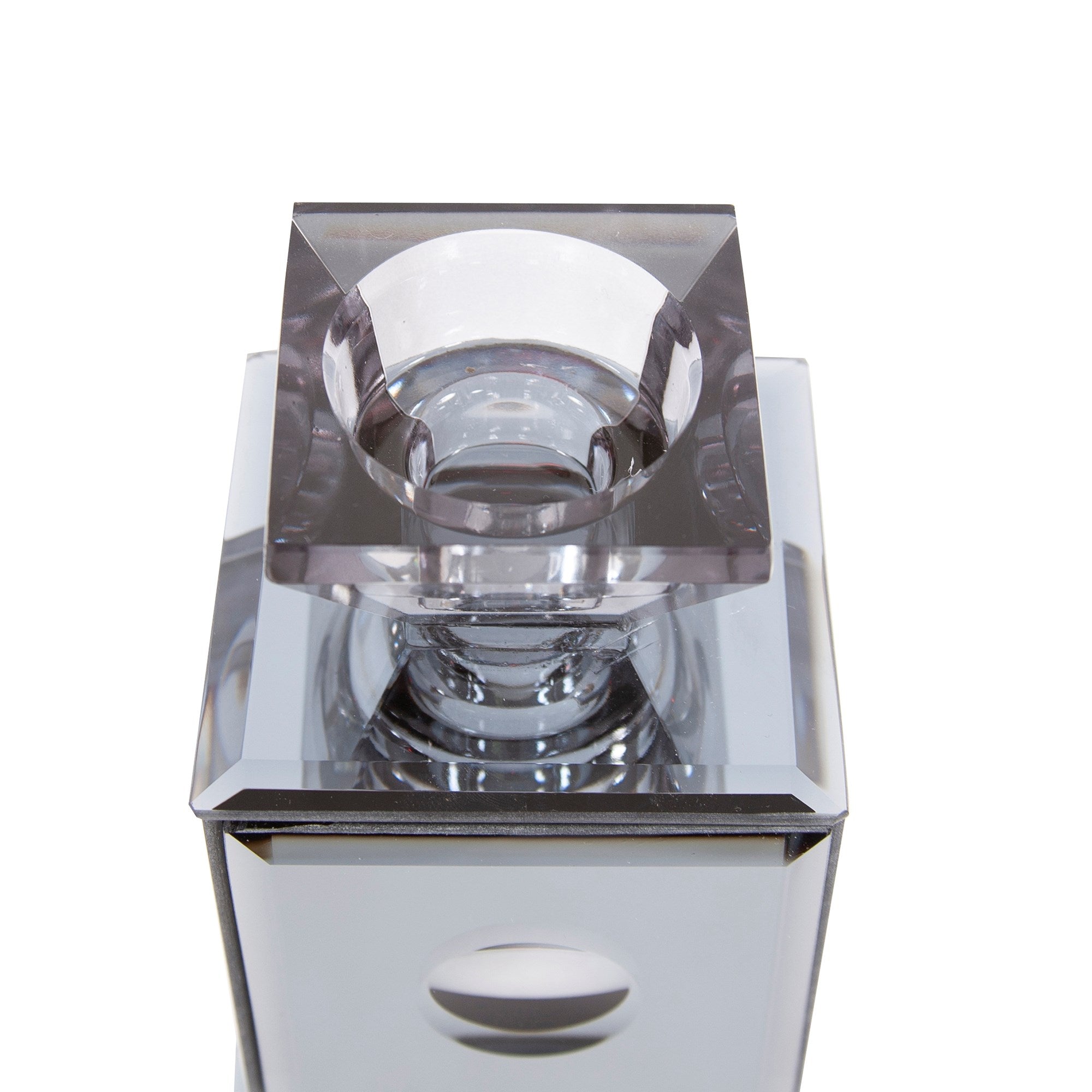 Grigio Mirrored Candle Holder