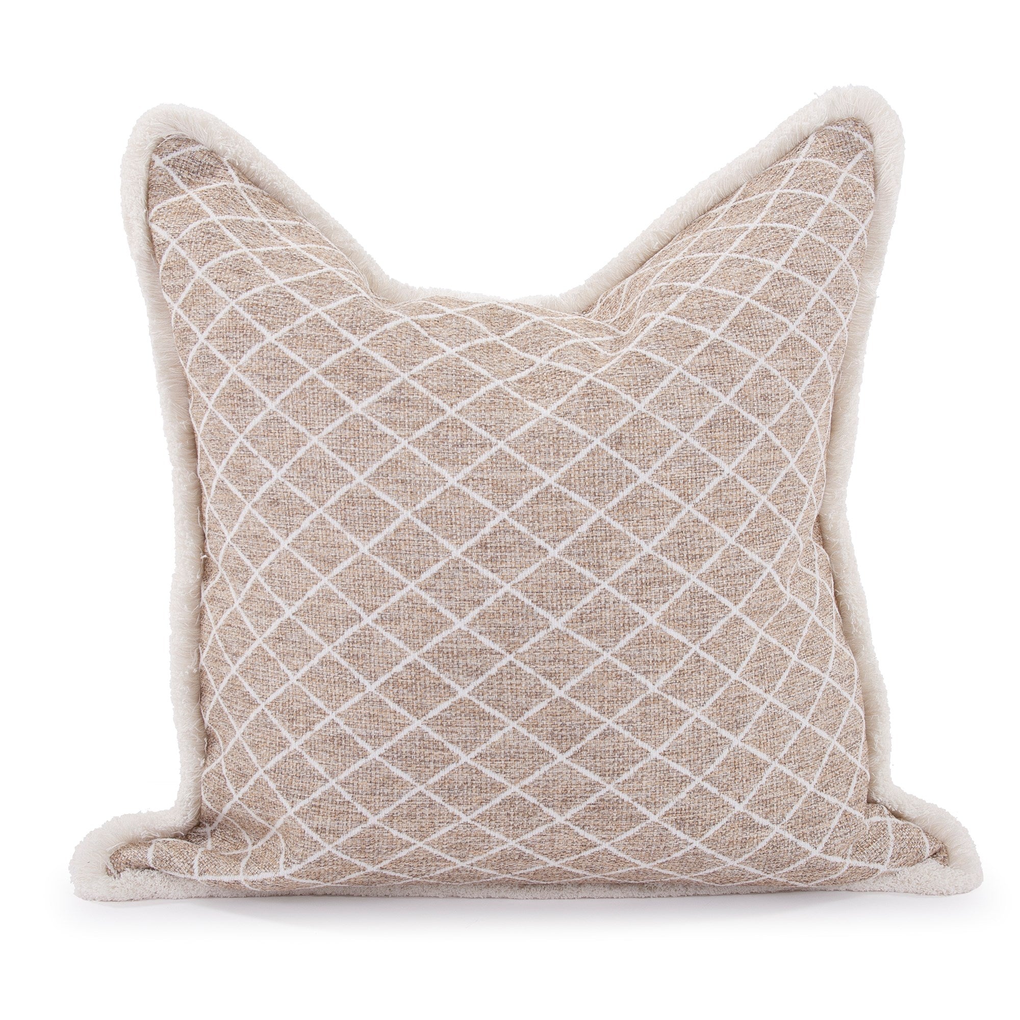 Grille Natural Down Pillow- 24" x 24"