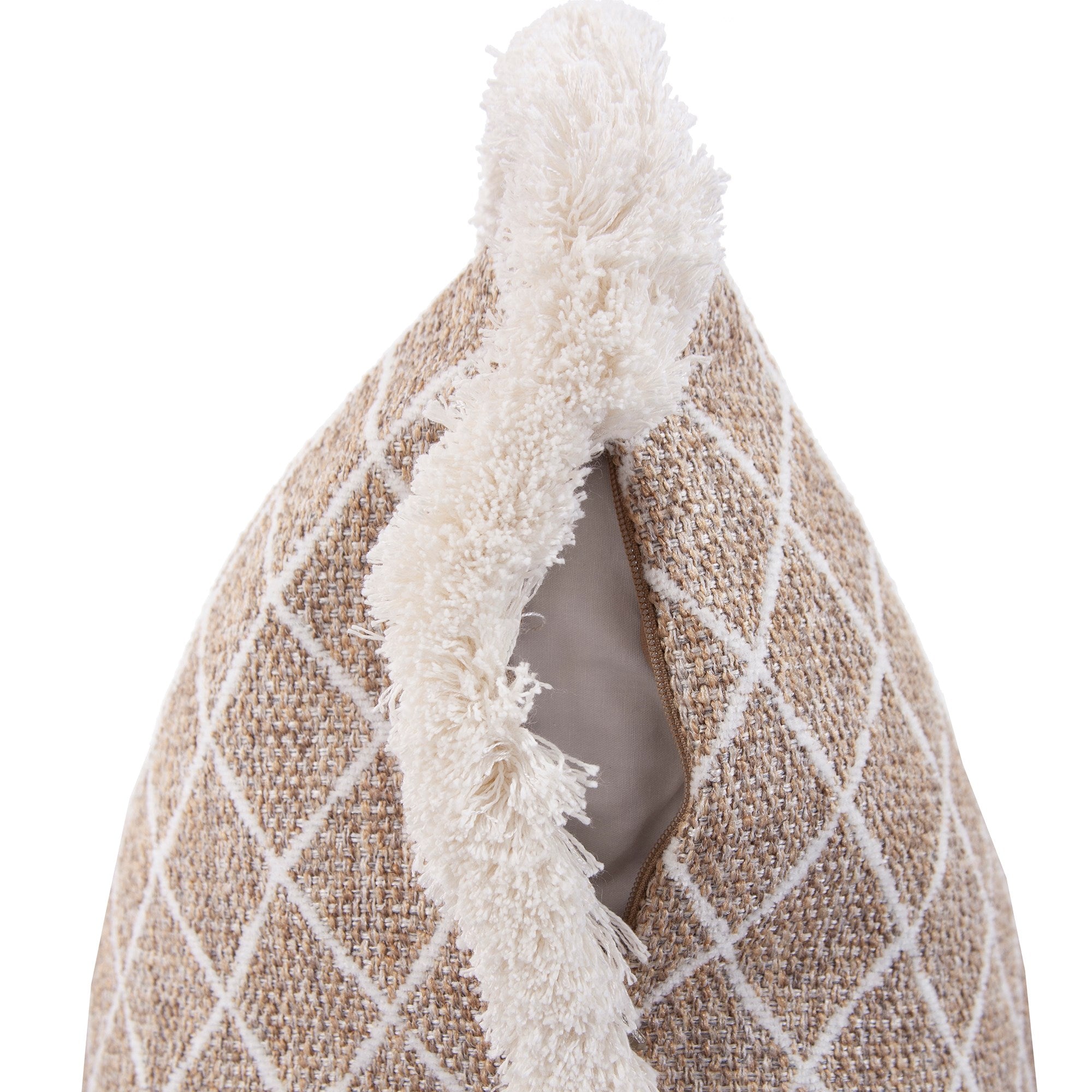 Grille Natural Down Pillow- 24" x 24"