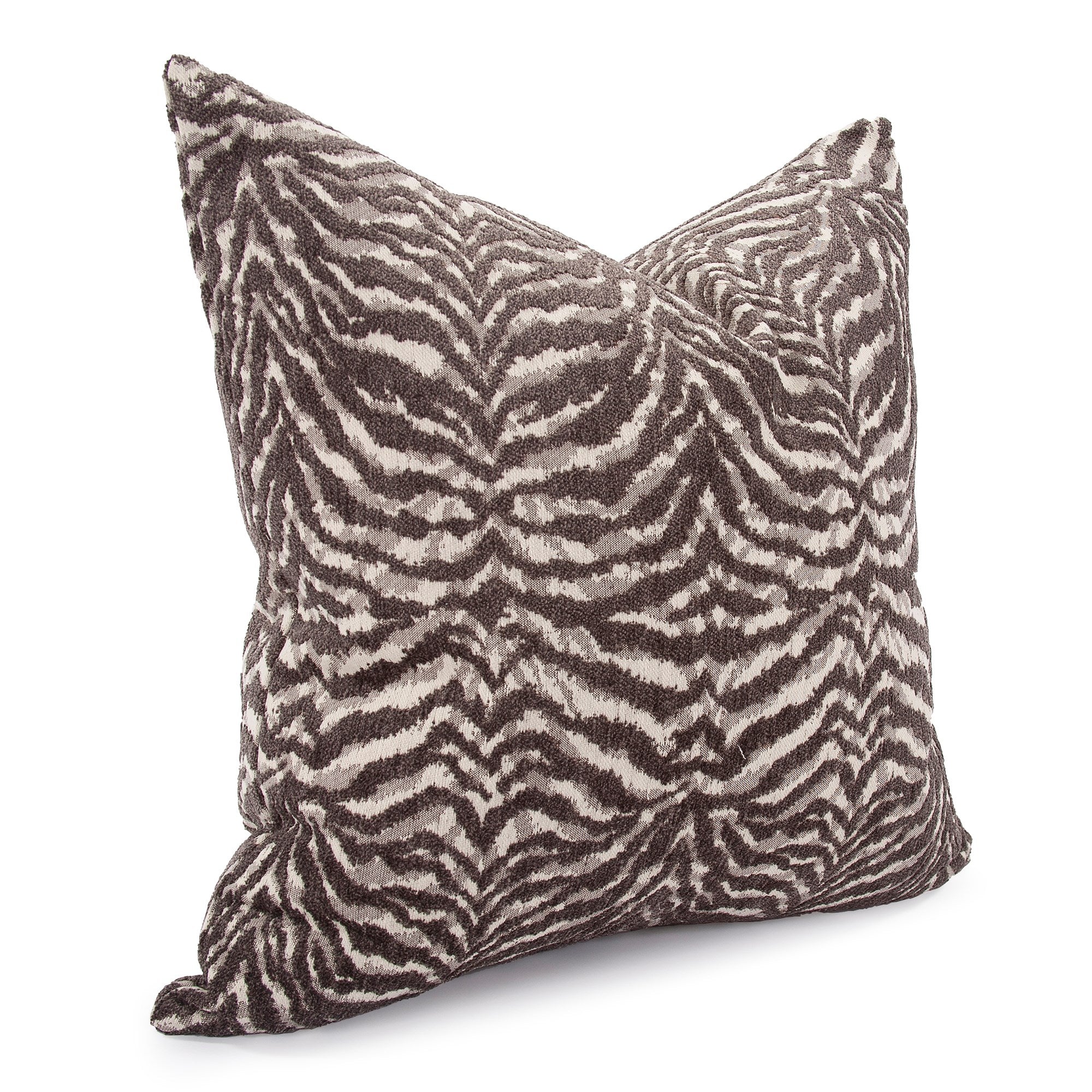 Bengal Charcoal Down Pillow- 24" x 24"