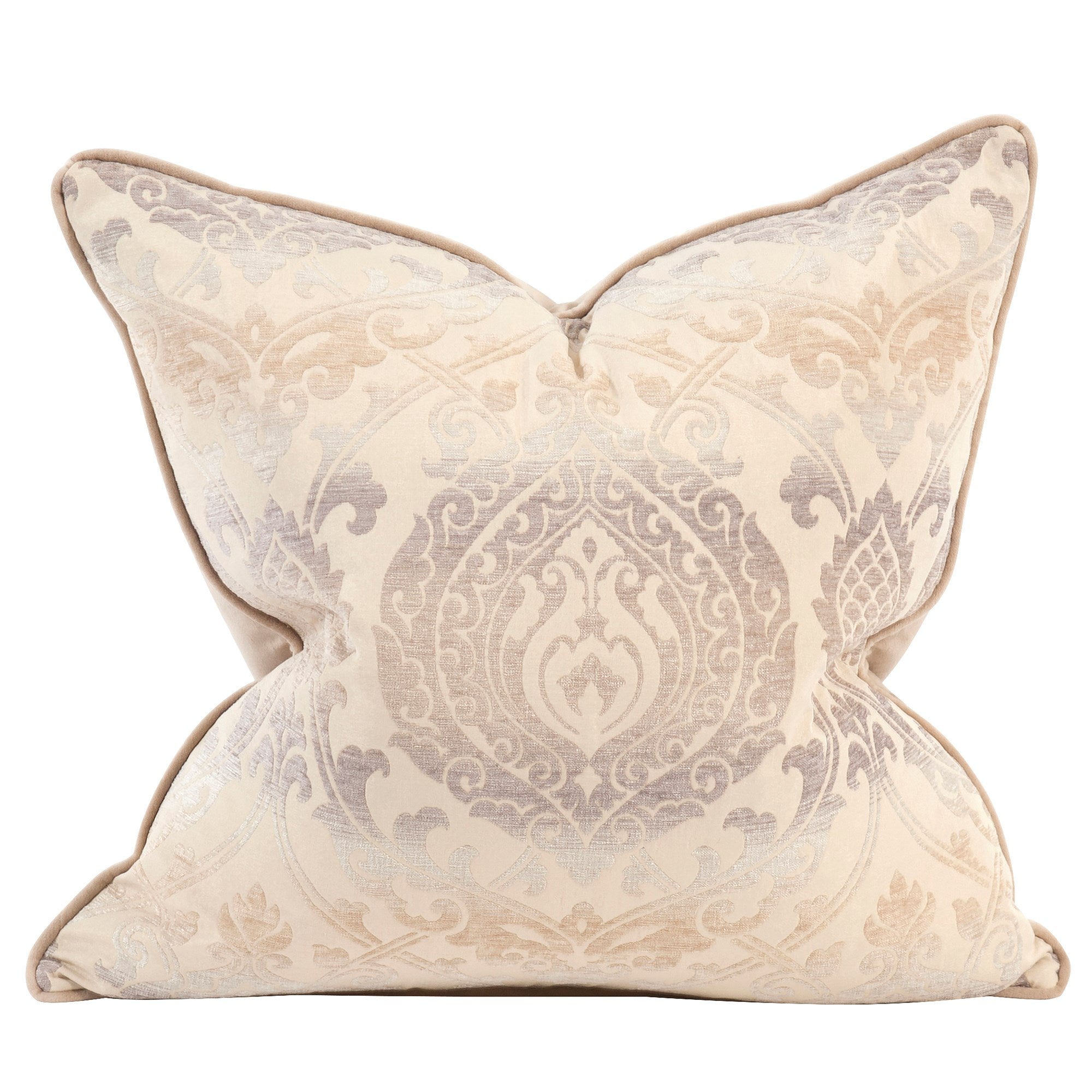 Damask Sand Down Pillow- 24" x 24"