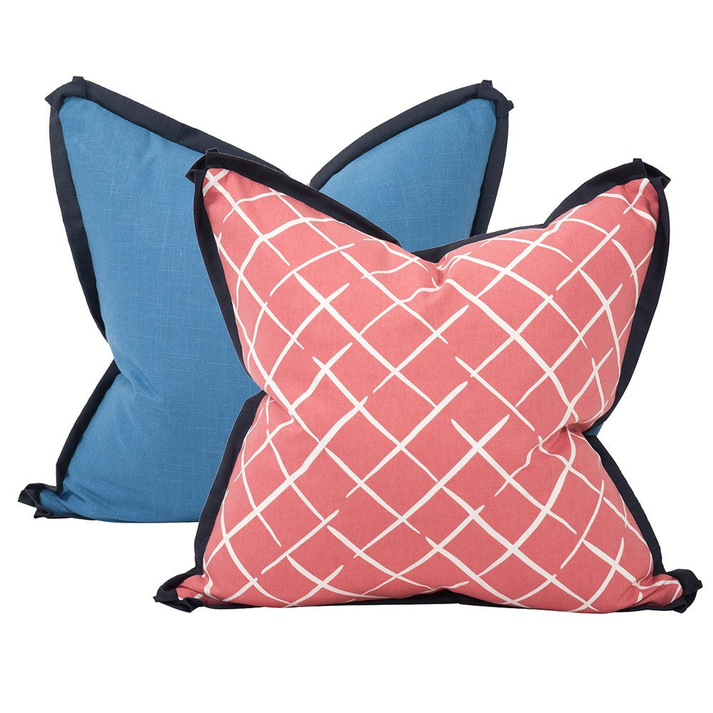 Cove End Rhubarb Poly Pillow- 24" x 24"