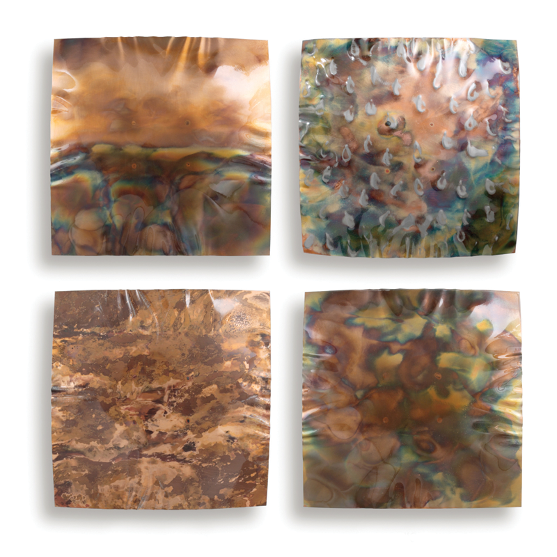 Warm Squares (S/4) Wall Art