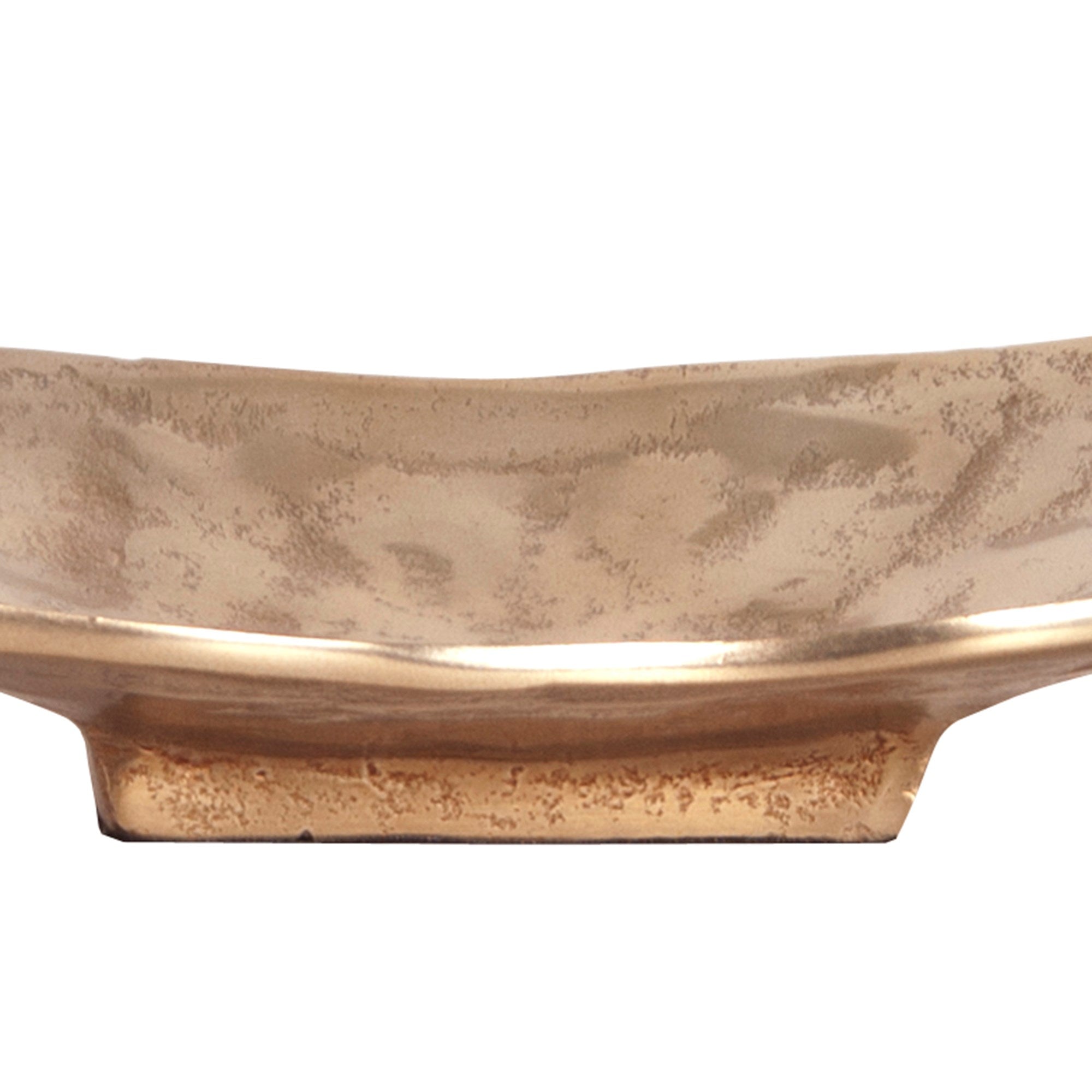 Gold Scrolled Metal Tray / Wall Art - Small