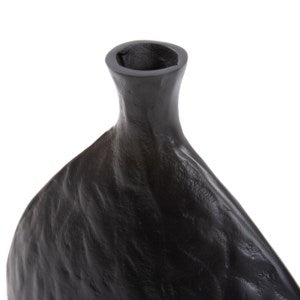 Hammered Organic Ebony Aluminum Bottle, Large