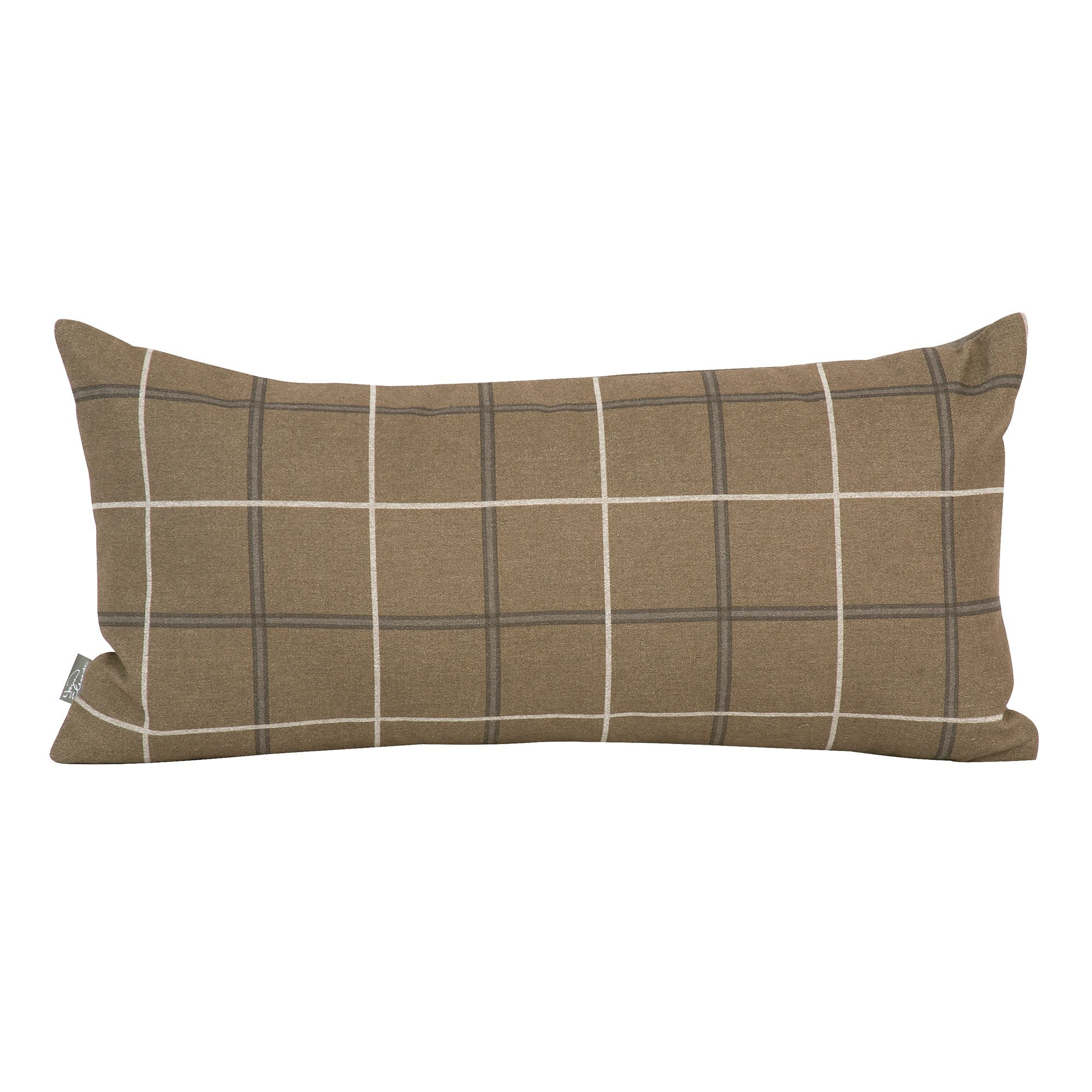 Oxford Moss Kidney Poly Pillow- 11" x 22"