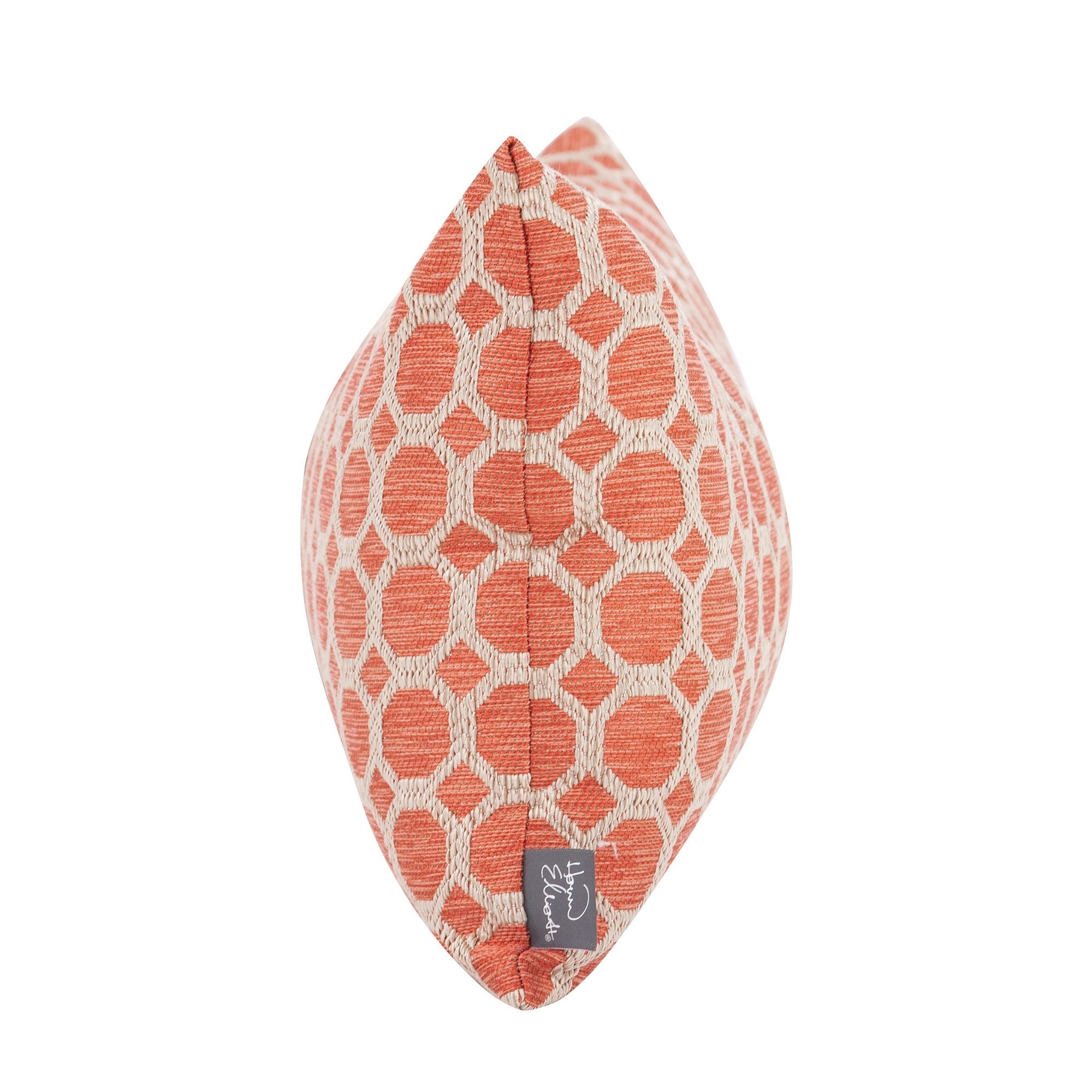Pyth Coral Kidney Pillow- 11" x 22"