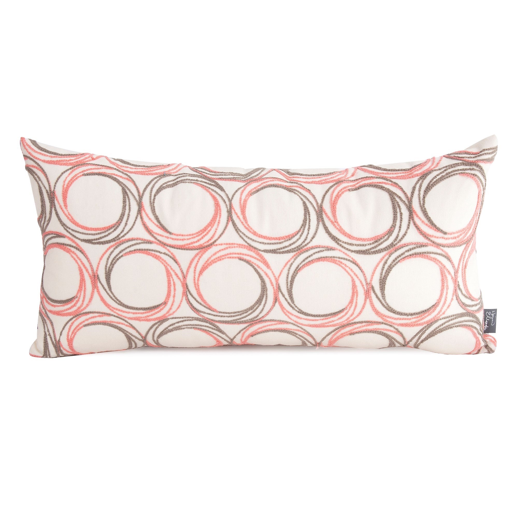 Demo Coral Kidney Pillow- 11" x 22"