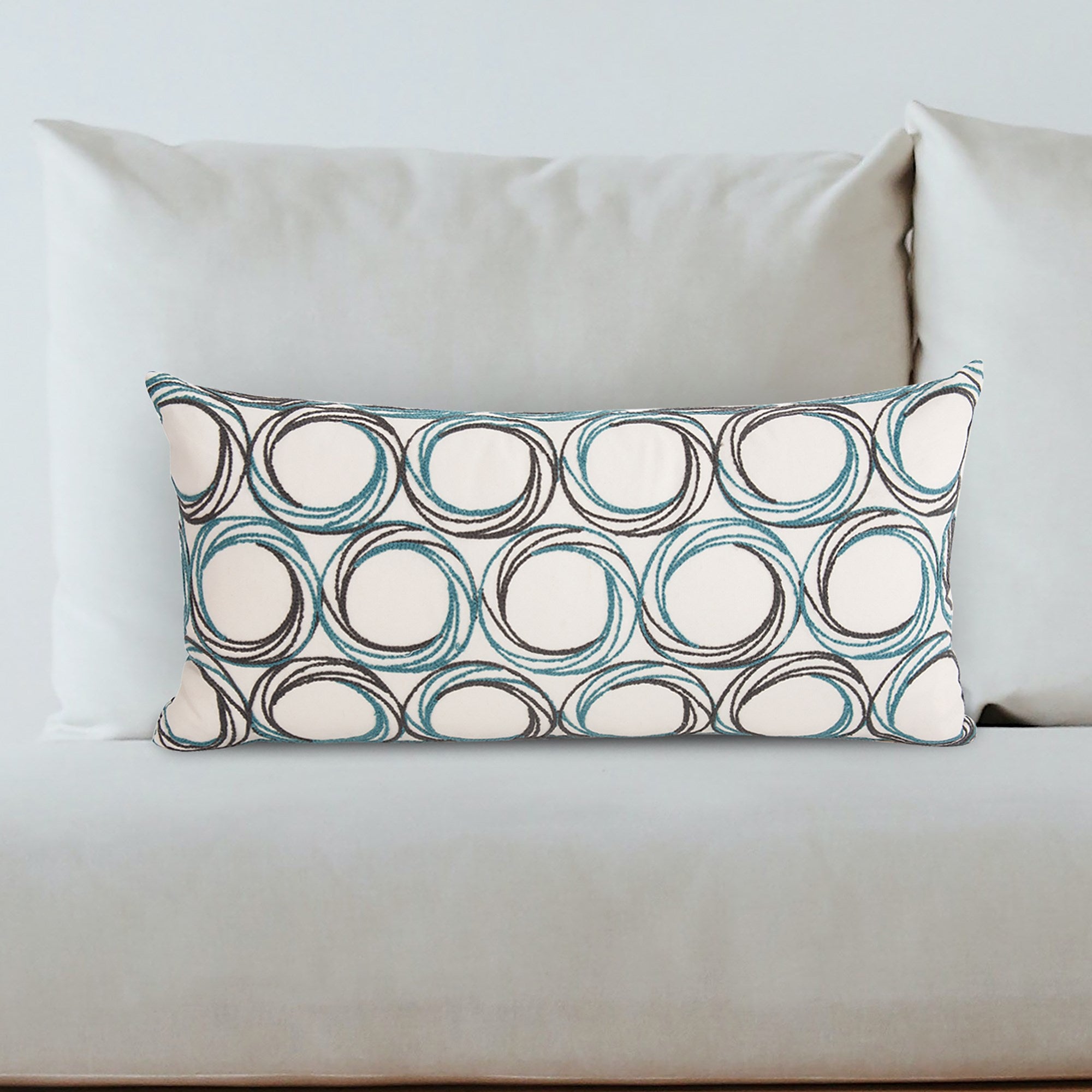 Demo Indigo Kidney Pillow- 11" x 22"