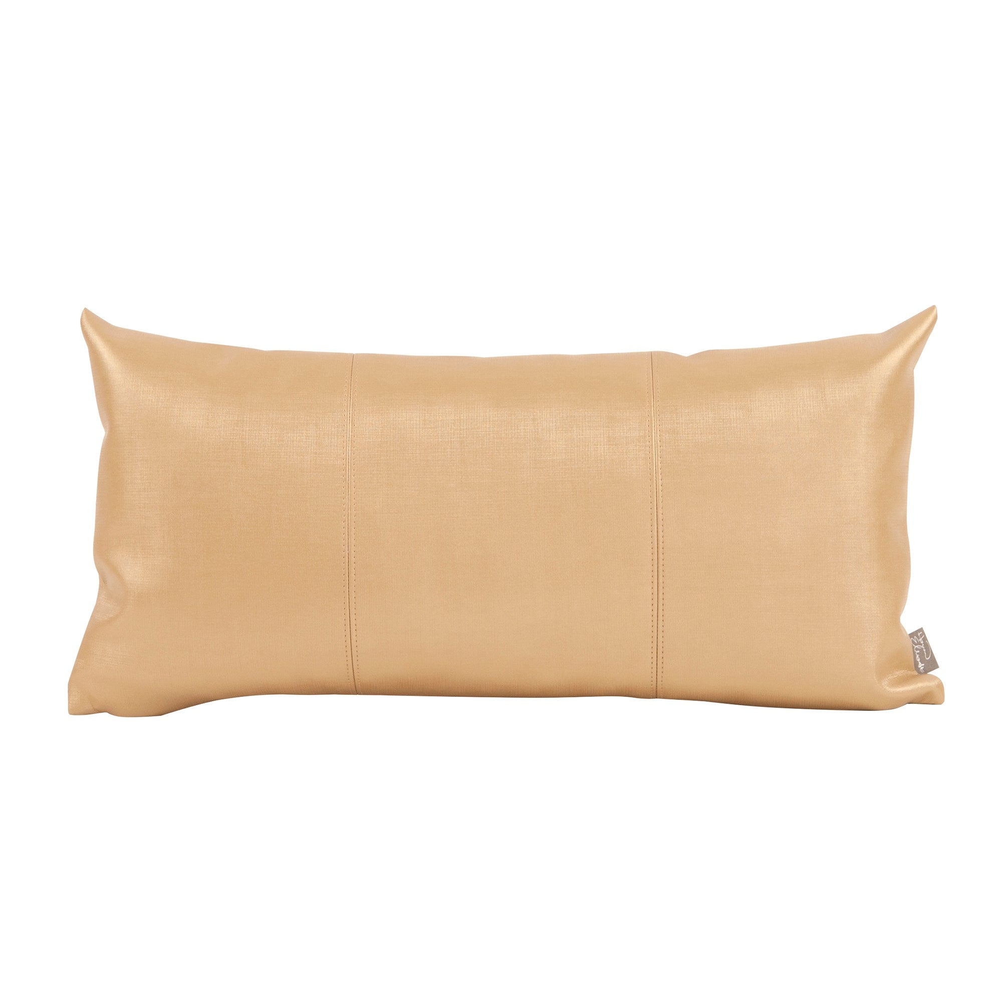 Luxe Gold Kidney Pillow- 11" x 22"