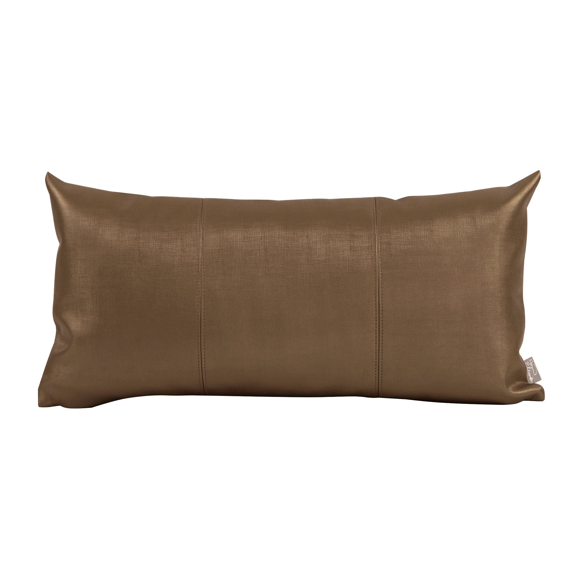 Luxe Bronze Kidney Pillow- 11" x 22"