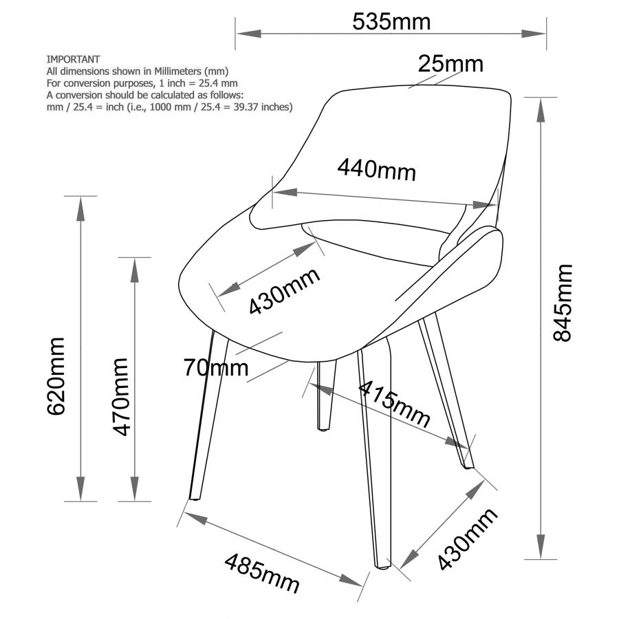 Serano Brown Accent / Dining Chair