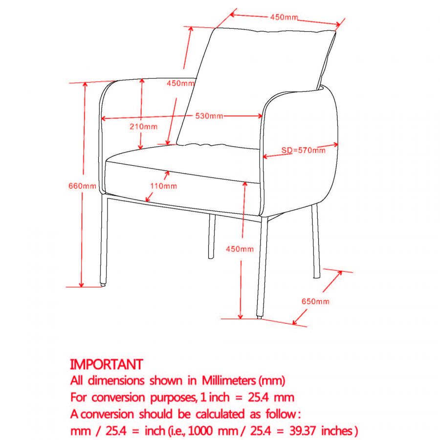 Petrie Mustard Accent Chair