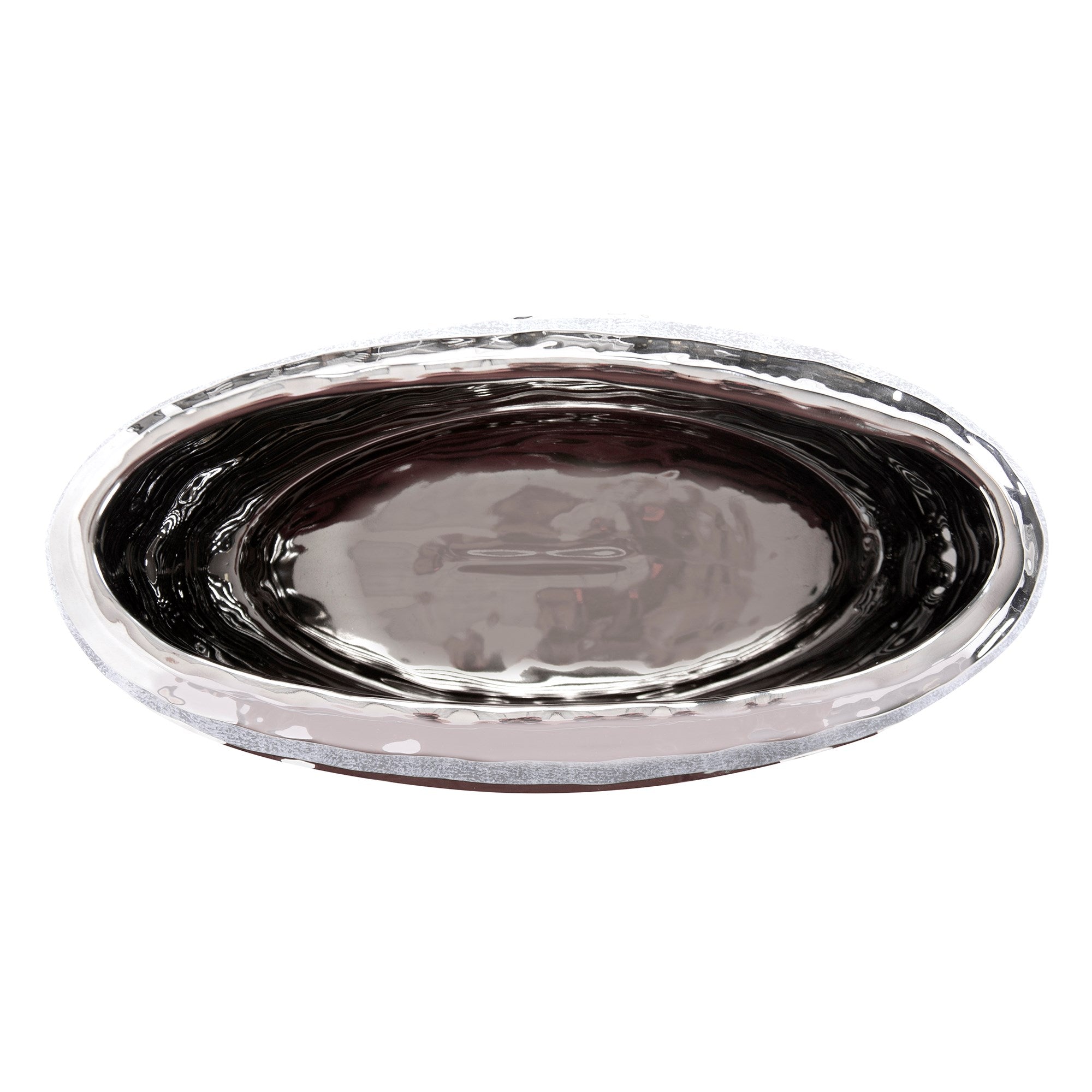 Two-tone Spiral Ceramic Bowl