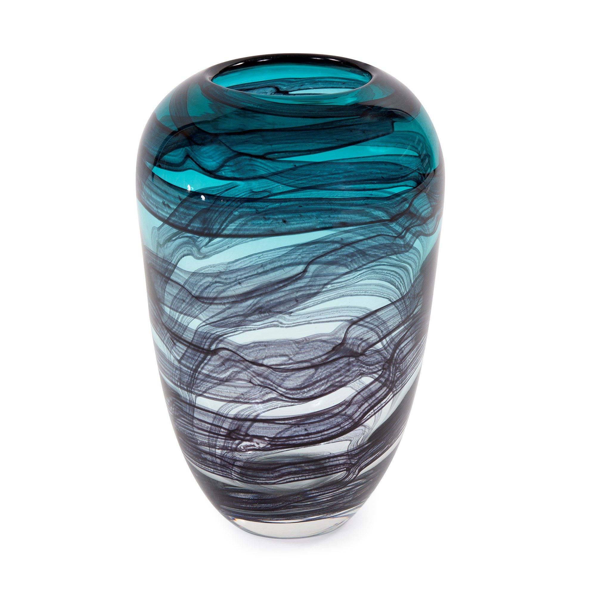 Cyclone Swirled Glass Vase