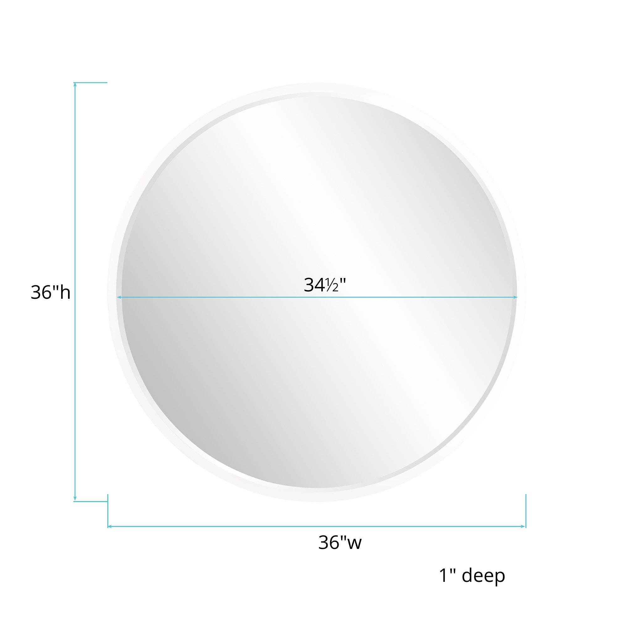 Clare Round Mirror
