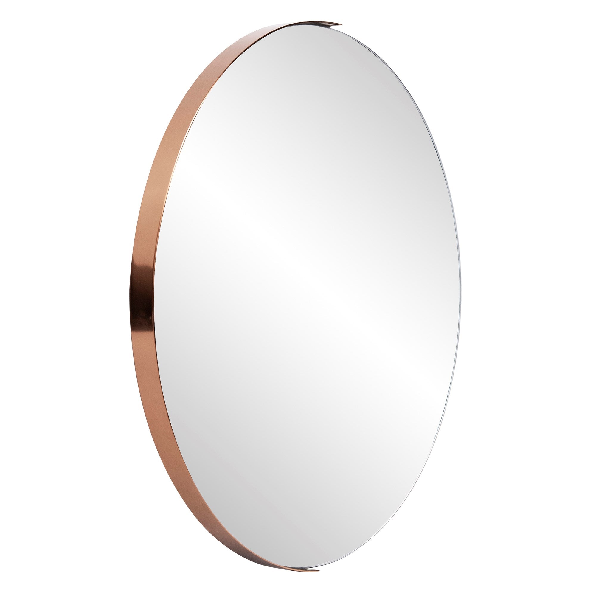 Dante Round Rose Gold Mirror